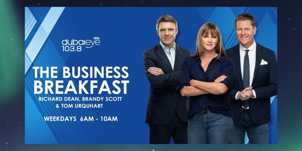 Aurora50 in the media - Dubai Eye 103.8's Business Breakfast