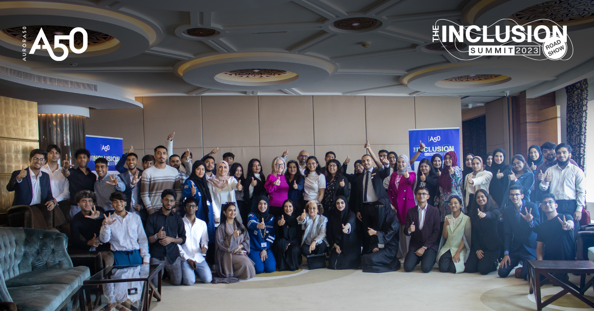 Group photo from The Inclusion Summit Roadshow 2023 in Ras Al Khaimah