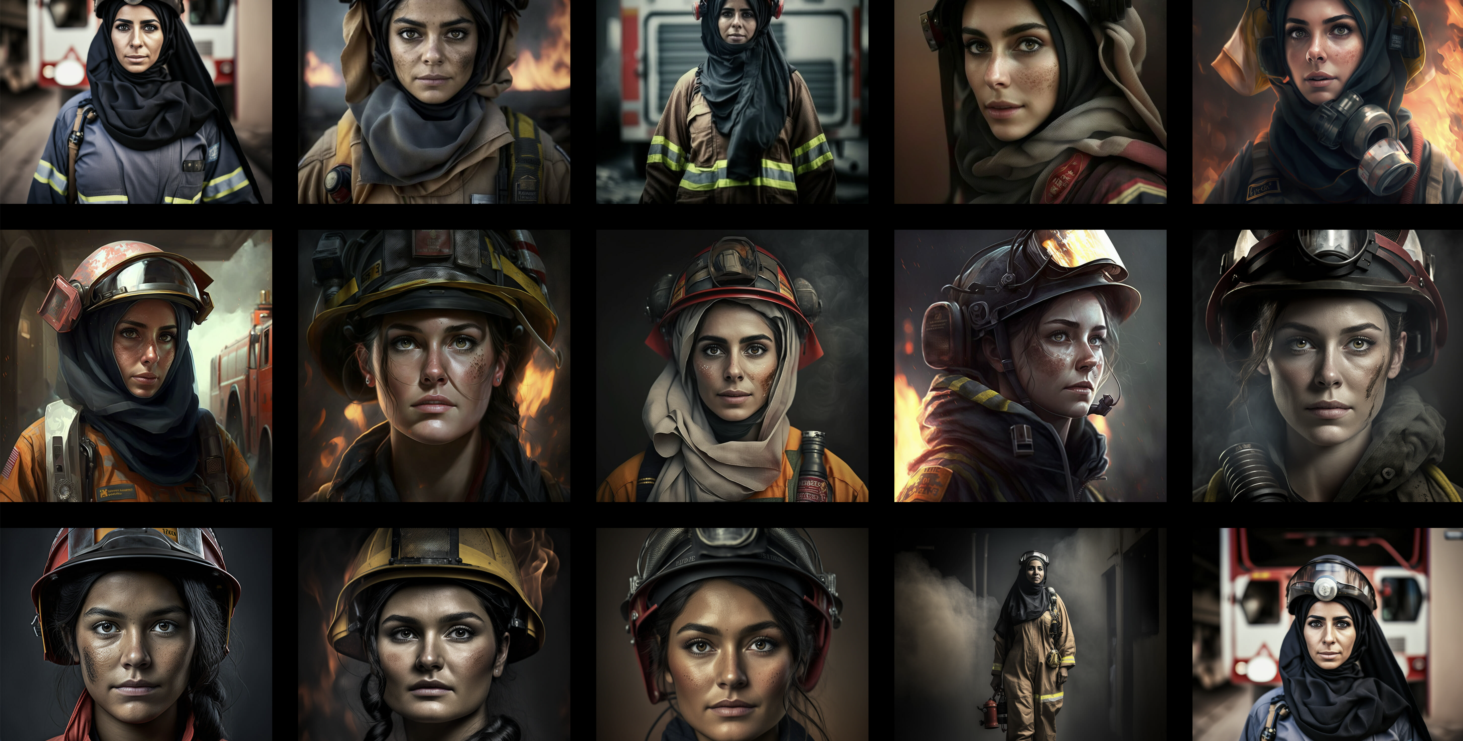 Fixing the bAIs- firefighter images